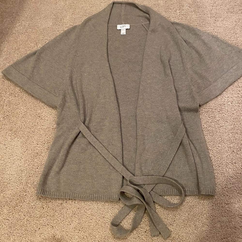 LOFT Short Sleeve Cardigan